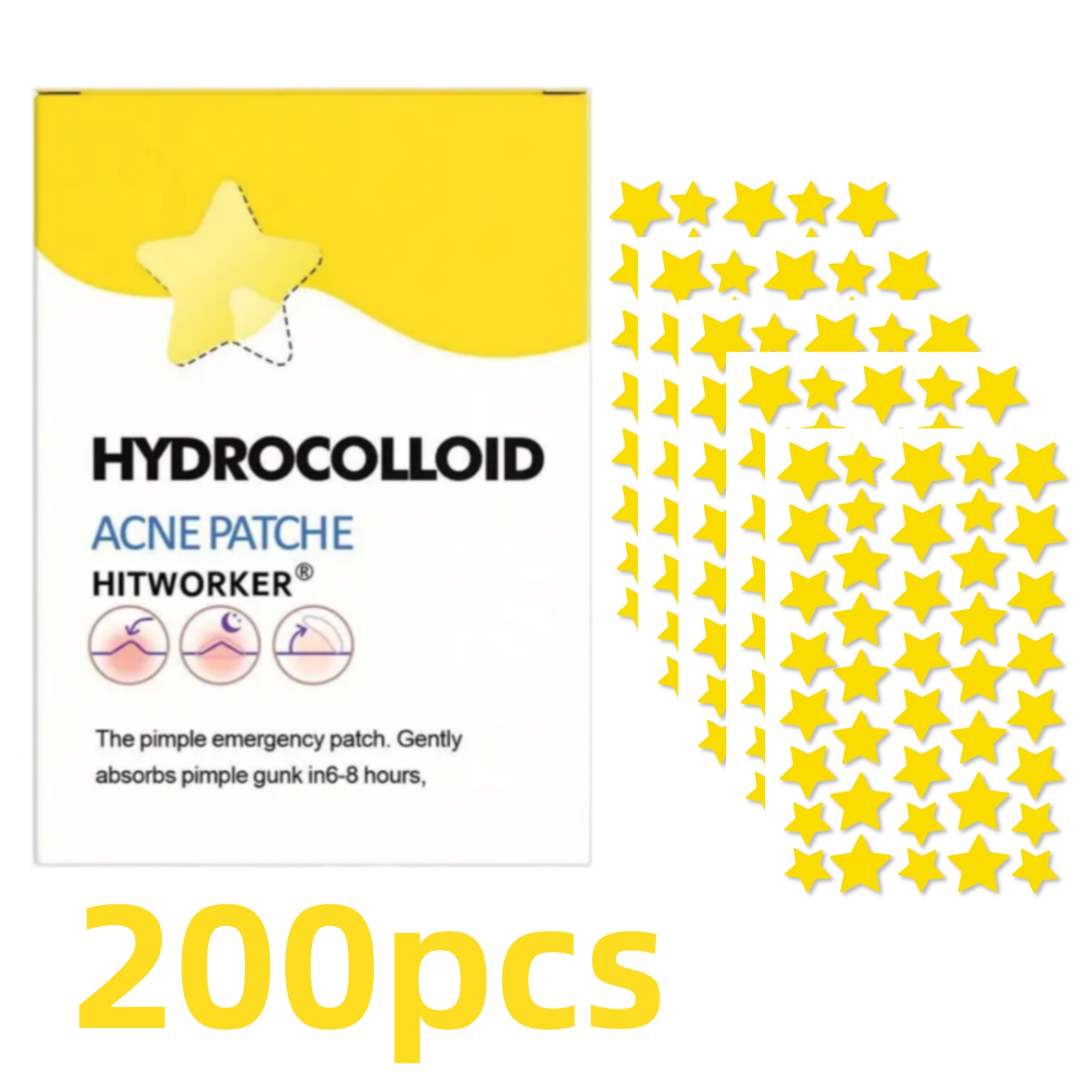 Skincare China - 200/400 szt. Plasterków na trądzik w