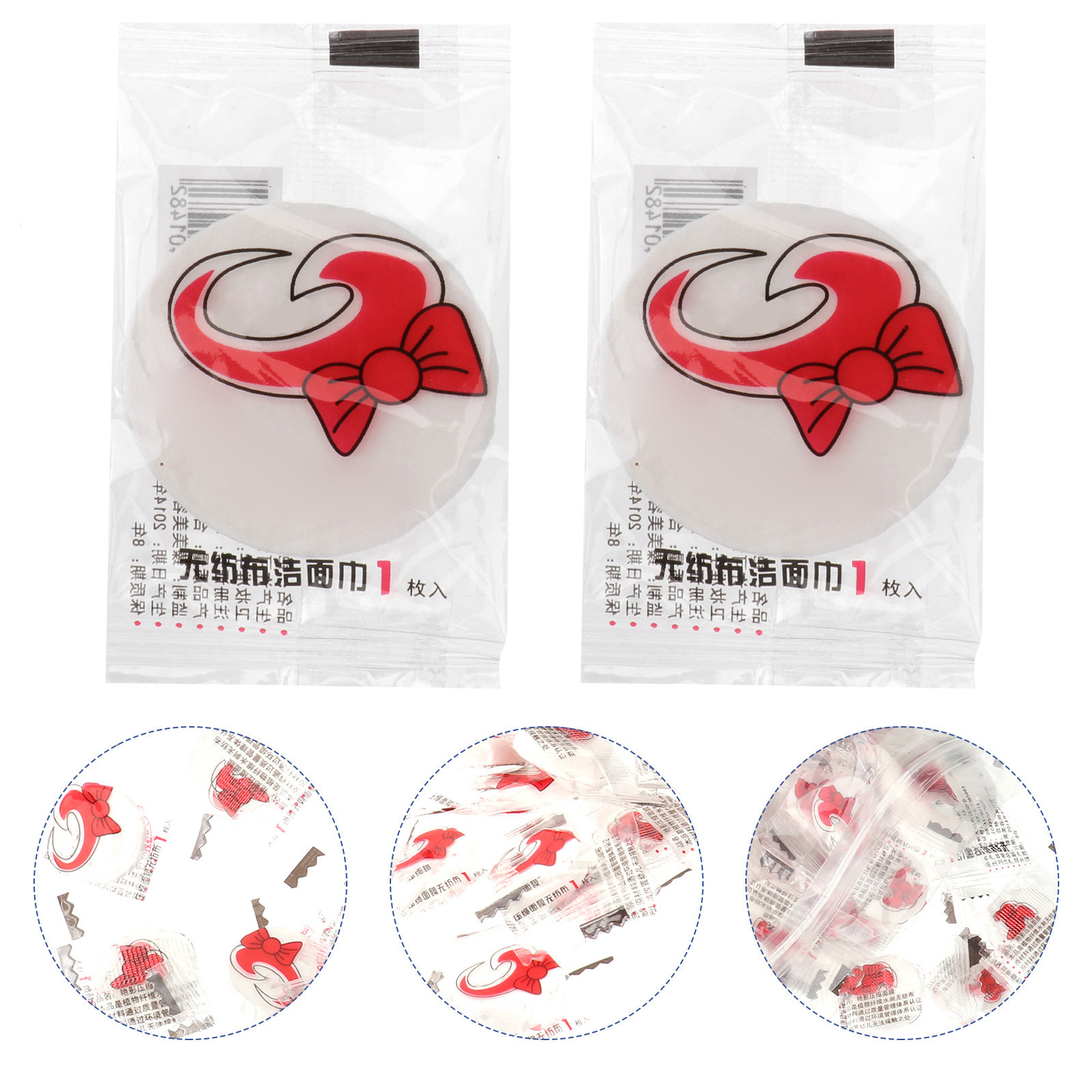 Face Mask Skincare - 100 szt. Kompresowanych Masek do Twarzy