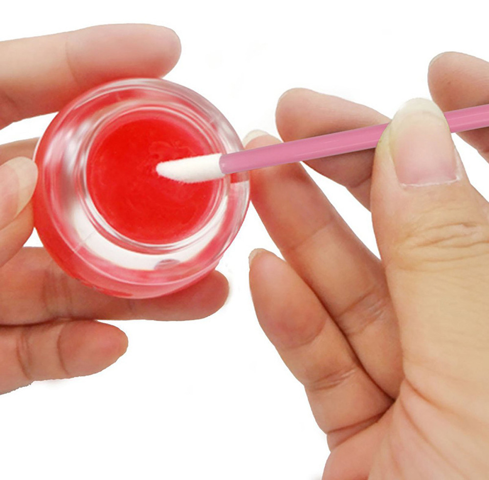Lip Balm - 100 szt. Szczoteczek do makijażu rzęs,