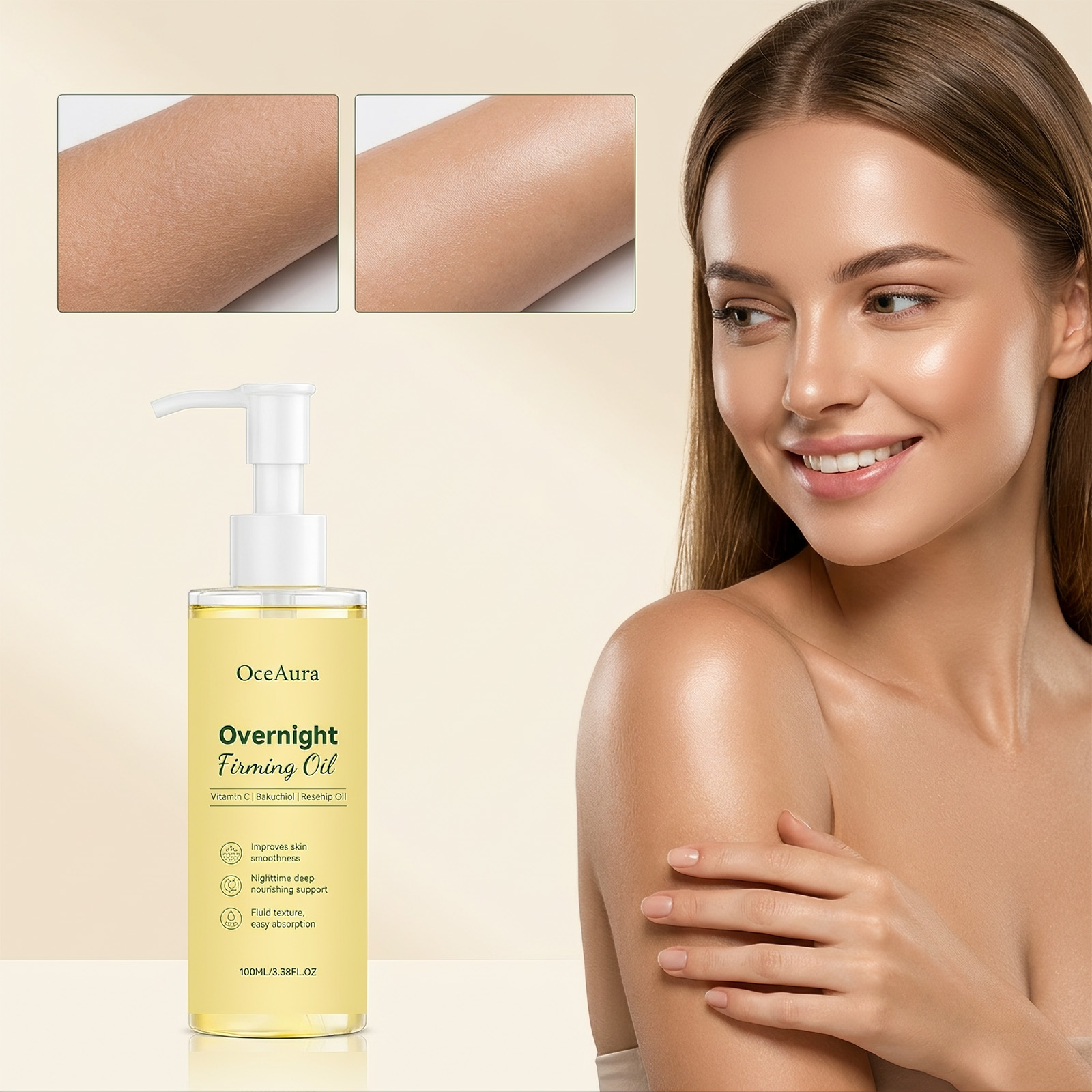 OceAura | Nocny olejek ujędrni – Face Oil Rosehip recenzja i cena