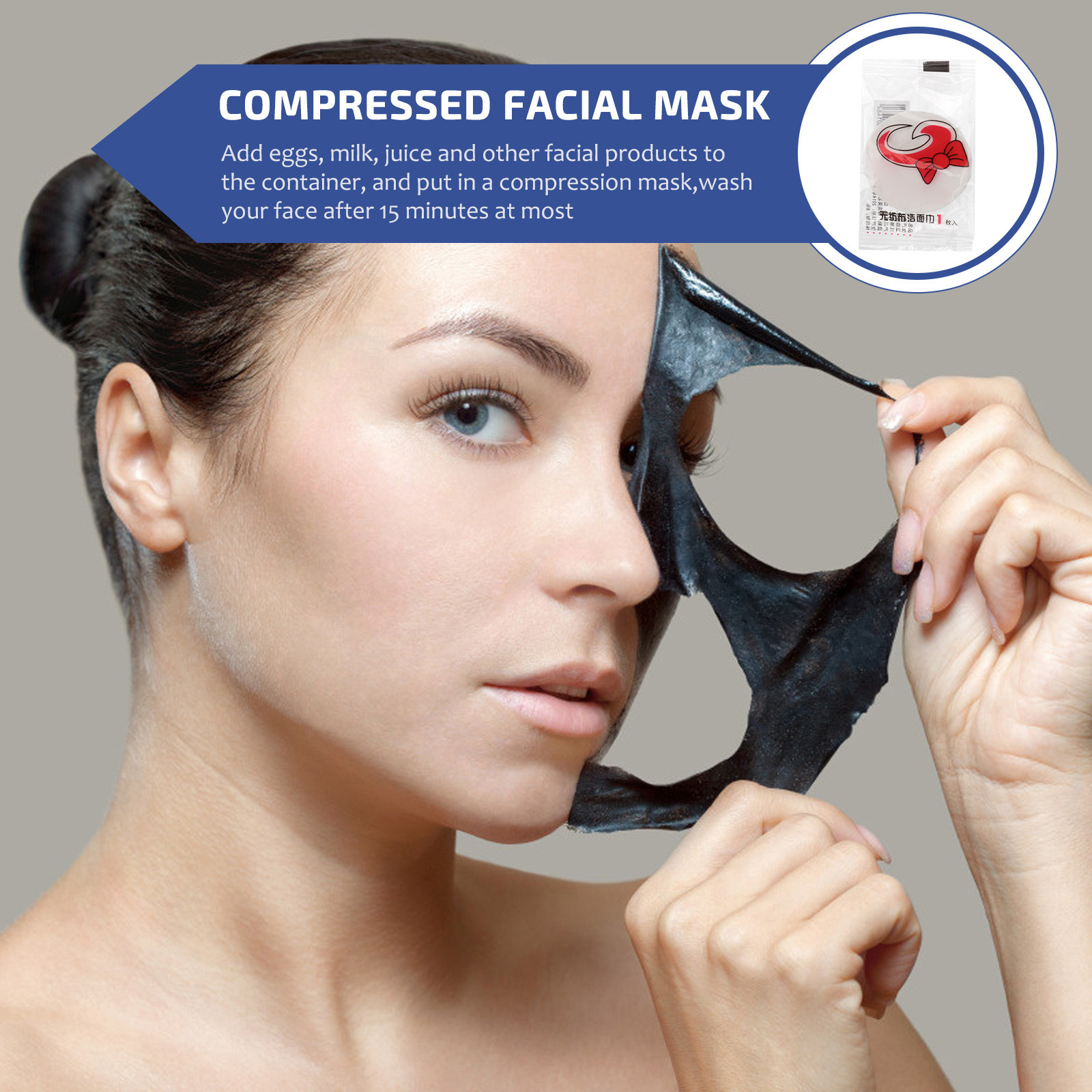 100 szt. Kompresowanych Masek  – Face Mask Skincare recenzja i cena